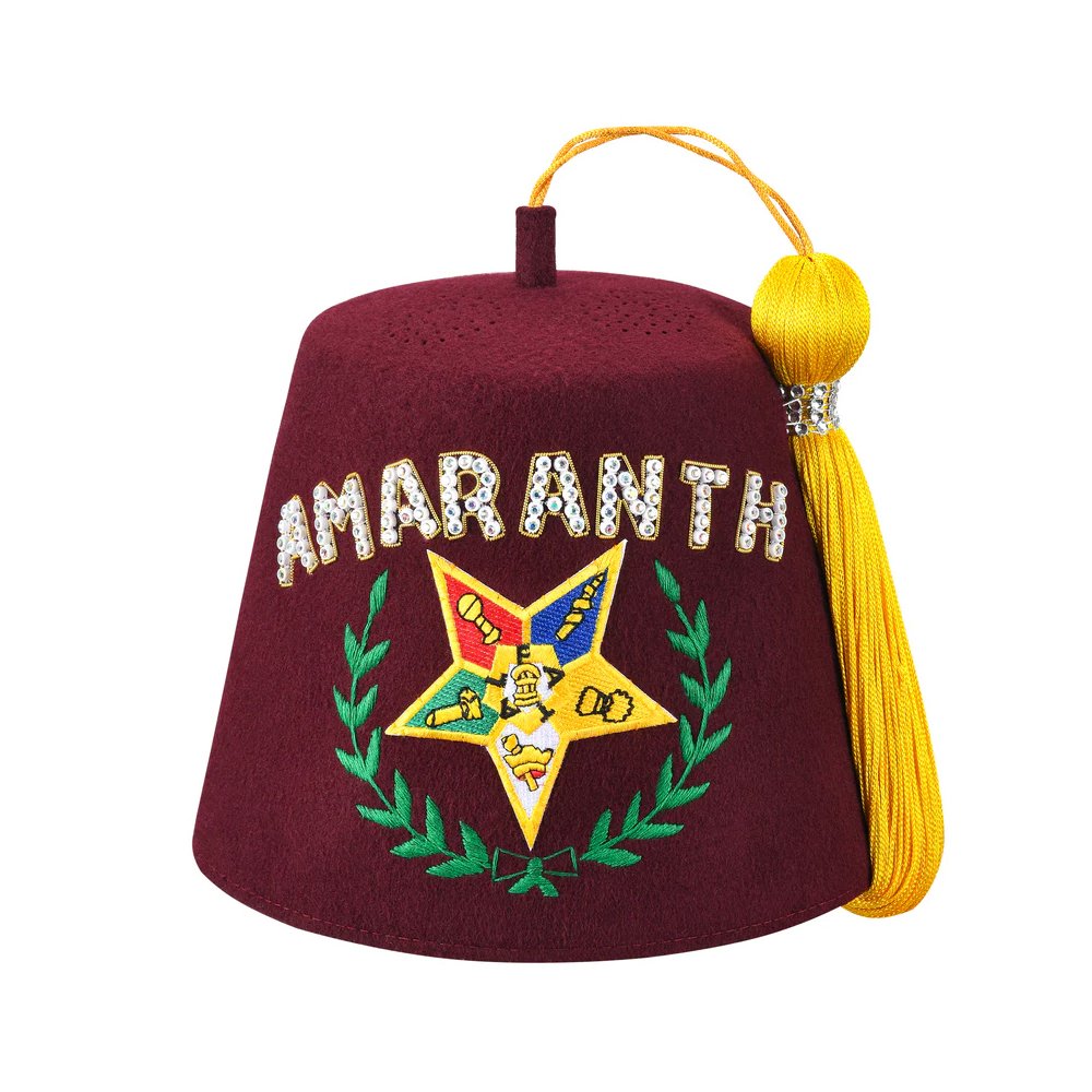 Order of the Amaranth Fez Hats
